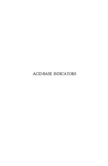 Acid-base indicators