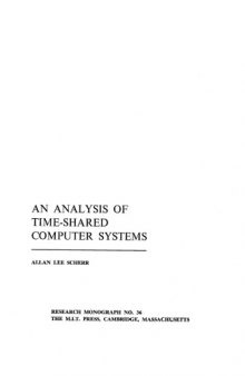 An analysis of time-shared computer systems