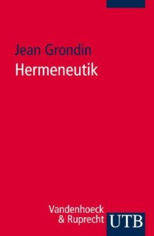 Hermeneutik (Uni-Taschenbücher UTB 3202)  