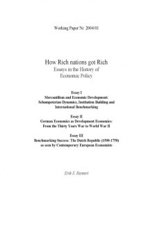 How rich nations got rich : essays in the history of economic policy