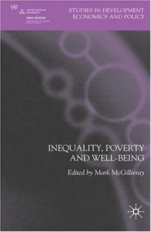 Inequality, Poverty and Well-being (Studies in Development Economics and Policy)