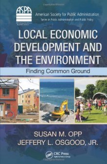 Local Economic Development and the Environment: Finding Common Ground