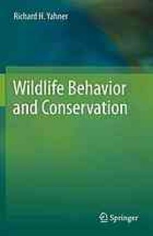Wildlife behavior and conservation