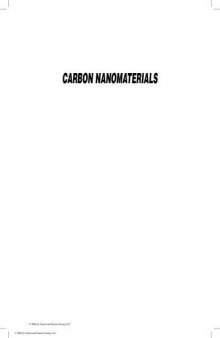 Carbon Nanomaterials (Advanced Materials and Technologies)
