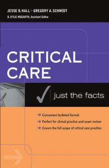 Critical care medicine : just the facts