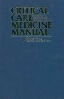 Critical Care Medicine Manual