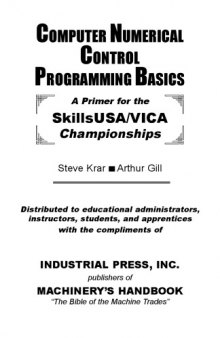 CNC Programming Basics: A Primer for Skills VICA Championships  