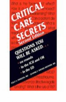 Critical Care Secrets, 2e
