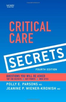 Critical Care Secrets, 4Th Edition