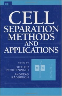 Cell Separation-Methods and Applications
