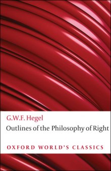 Outlines of the Philosophy of Right