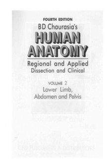 BD Chaurasia’s Human Anatomy - Lower Limb, Abdomen & Pelvis (Volume 2)