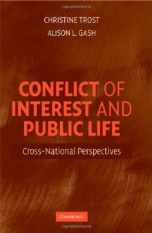 Conflict of Interest and Public Life: Cross-National Perspectives