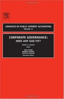 Corporate Governance: Does Any Size Fit? (Advances in Public Interest Accounting)