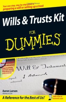 Wills and Trusts Kit For Dummies (For Dummies (Business & Personal Finance))