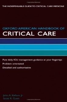 Oxford American Handbook of Critical Care (Oxford American Handbooks)