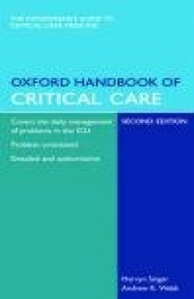 Oxford Handbook of Critical Care (Oxford Handbooks) - 2nd Edition