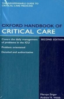 Oxford Handbook of Critical Care, 2nd Edition  