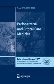 Perioperative and Critical Care Medicine: Educational Issuess