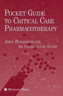 Pocket Guide to Critical Care Pharmacotherapy 