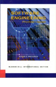Software Engineering: A Practitioners Approach, 6th International Edition