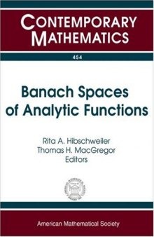 Banach Spaces of Analytic Functions