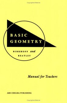 Basic Geometry - Manual for Teachers