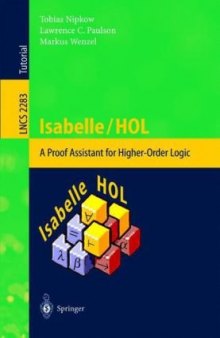 Isabelle/HOL: A Proof Assistant for Higher-Order Logic