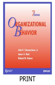 Organizational Behavior: Wiley Plus Stand-alone (Wiley Plus Products) 7th edition