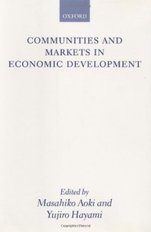 Communities and Markets in Economic Development