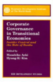 Corporate Governance in Transitional Economies: Insider Control and the Role of Banks 