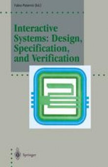 Interactive Systems: Design, Specification, and Verification: 1st Eurographics Workshop, Bocca di Magra, Italy, June 1994