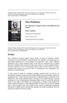 Mass Mediations : New Approaches to Popular Culture in the Middle East and Beyond