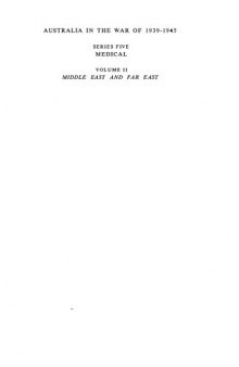 Middle East and Far East (Australia in the war of 1939-1945, series 5)