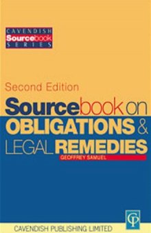 Obligations and Remedies (Sourcebook)