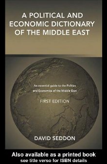 Political & Economic Dictionary of the Middle East