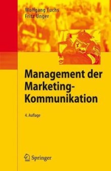 Management der Marketing-Kommunikation. 4. Auflage