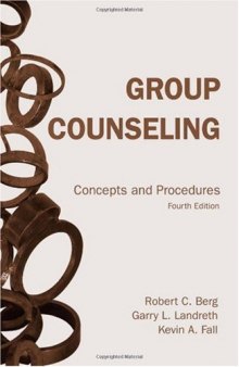 Group Counseling: Concepts and Procedures, Fourth Edition