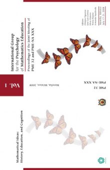 Proceedings of the 31st Conference of the International Group for the Psychology of Mathematics Education and PME-NA XXX Volume 1