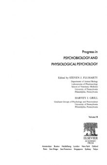 Progress in psychobiology and physiological psychology