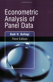 Econometric Analysis of Panel Data, 3rd Edition  