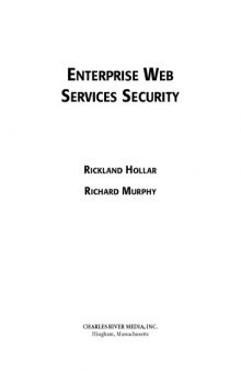Enterprise Web services security