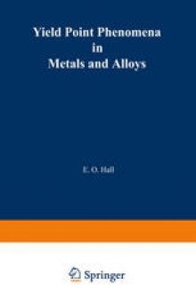 Yield Point Phenomena in Metals and Alloys