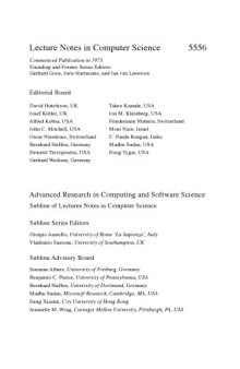 Automata, Languages and Programming: 36th International Colloquium, ICALP 2009, Rhodes, Greece, July 5-12, 2009, Proceedings, Part II