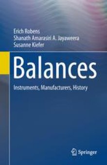 Balances: Instruments, Manufacturers, History