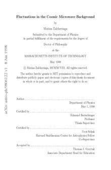 Fluctuations in the Cosmic Microwave Background [thesis]