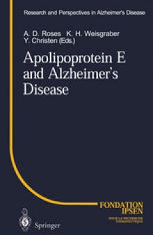 Apolipoprotein E and Alzheimer’s Disease