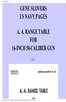 AA Range Tables for 16-Inch, 50-cal Gun [website capture]