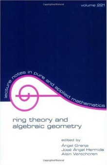 Ring theory and algebraic geometry: proceedings of the fifth international conference