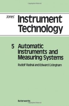 Automatic Instruments and Measuring Systems. Jones' Instrument Technology